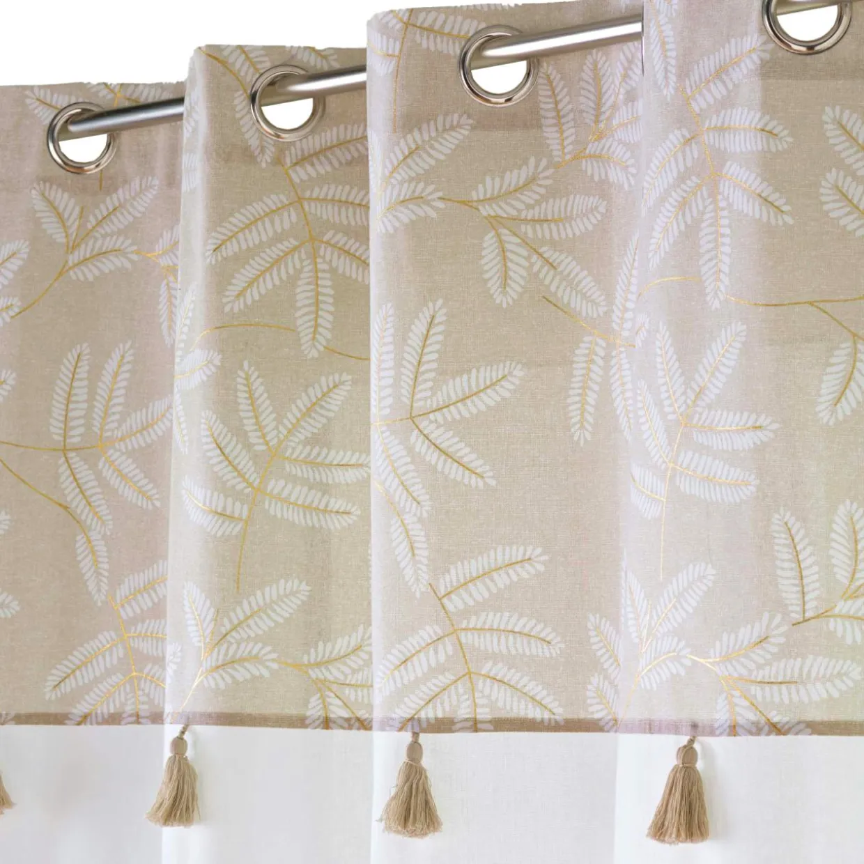 Rideau coton (140 x 240 cm) Altéa Beige
