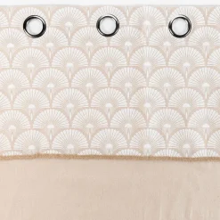 Rideau coton (140 x 240 cm) Bahina Beige