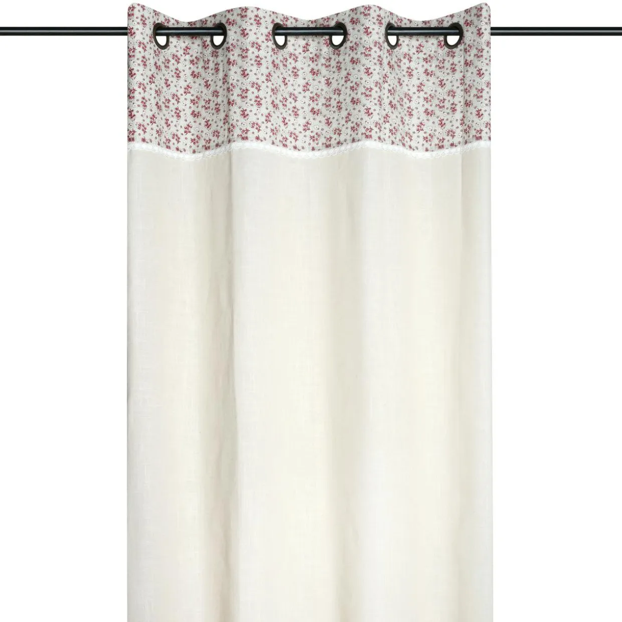 Rideau coton (140 x 260 cm) Ginny Rose