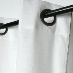 Rideau coton (140 x 260 cm) Helios Blanc