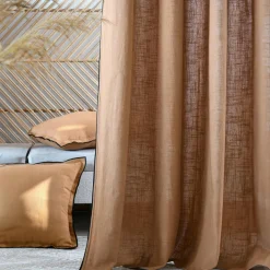 Rideau coton (140 x 260 cm) Helios Camel