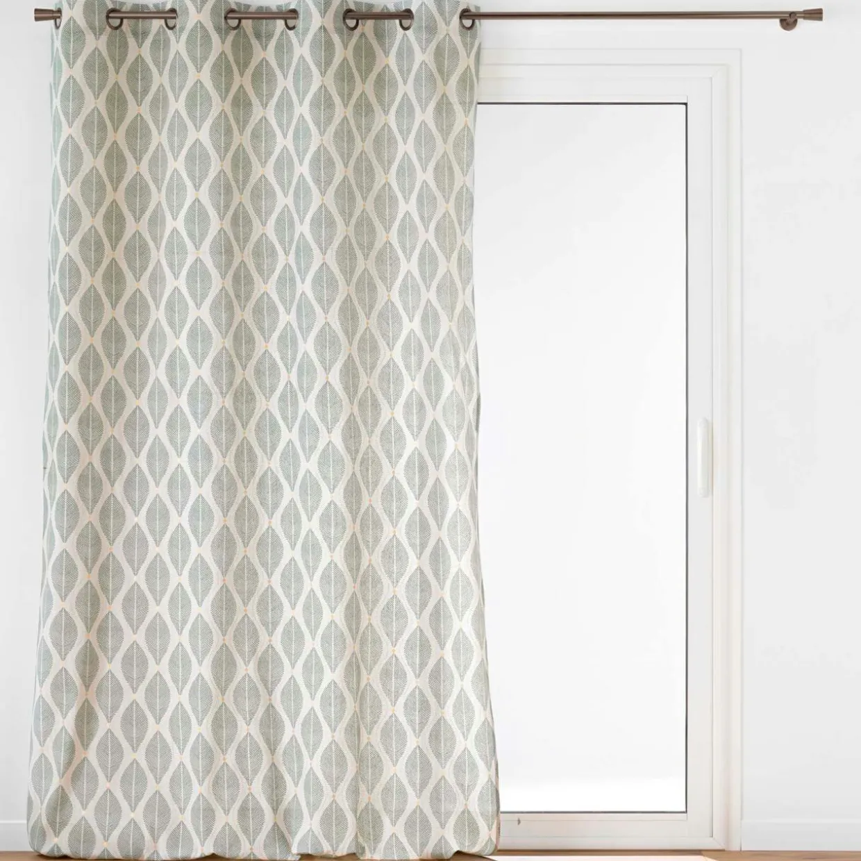 Rideau coton (140 x 240 cm) Maho Vert sauge