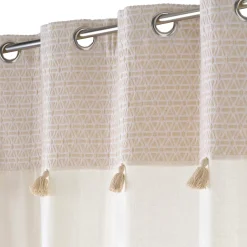 Rideau coton (140 x 240 cm) Milano Beige
