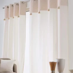 Rideau coton (140 x 240 cm) Milano Beige