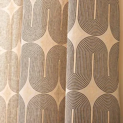 Rideau coton (140 x 280 cm) Ondine Noir