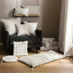 Rideau coton (140 x 260 cm) Pixel Beige