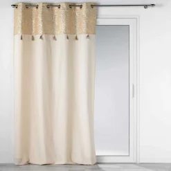 Rideau coton (140 x 240 cm) Solea Or