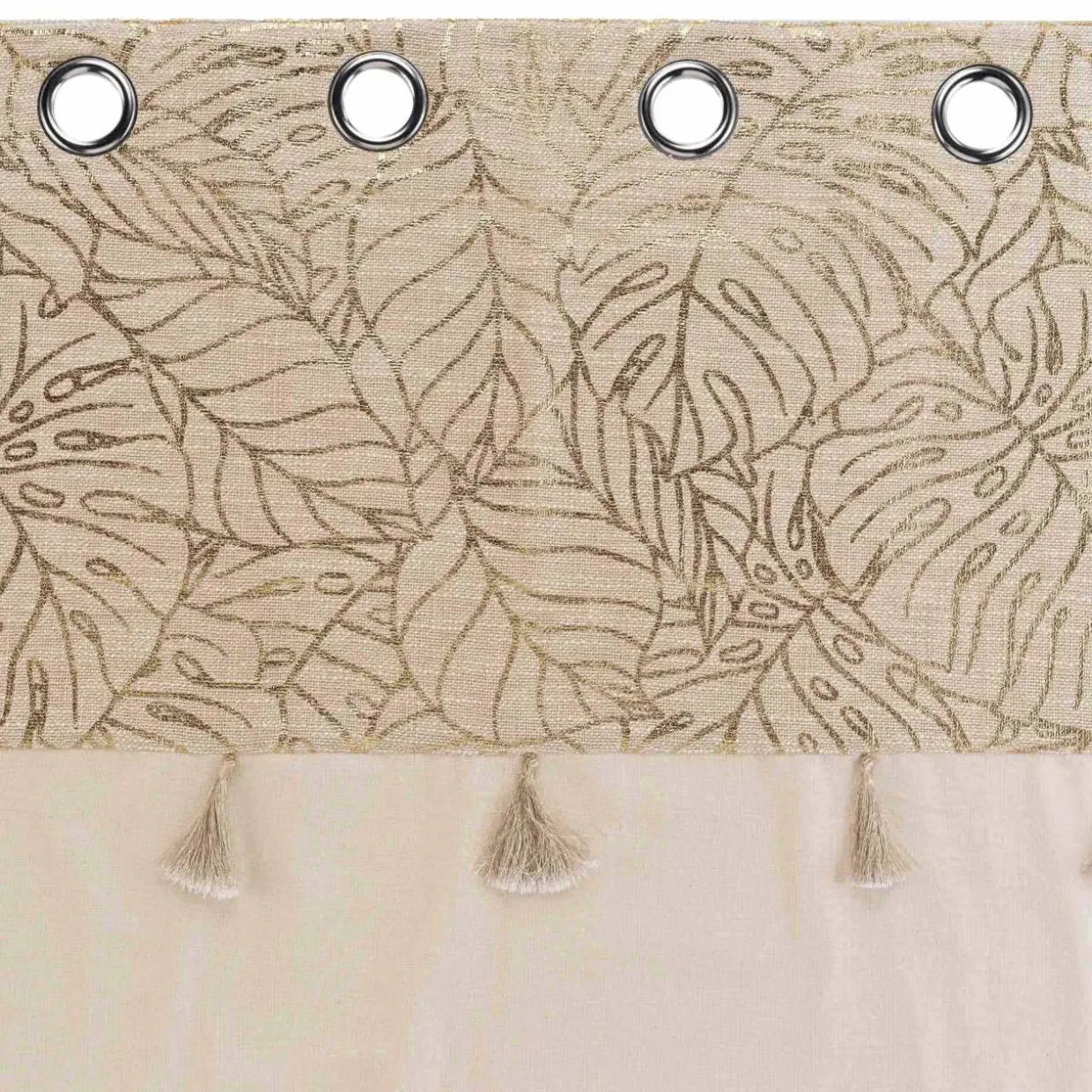 Rideau coton (140 x 240 cm) Solea Or
