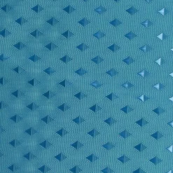 Rideau de douche à anneaux (180 x 200 cm) Diamants Bleu canard
