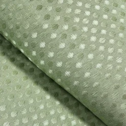Rideau de douche effet tissé à anneaux (180 x 200 cm) Quartz Vert sauge