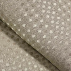 Rideau de douche effet tissé à anneaux (180 x 200 cm) Quartz Taupe