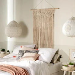 Rideau de fil (90 x 200 cm) Macram Beige