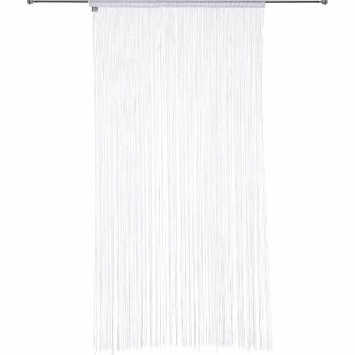 Rideau de fil (90 x H200 cm) Uni Blanc