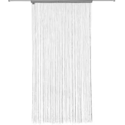 Rideau de fil (90 x H200 cm) Uni Gris