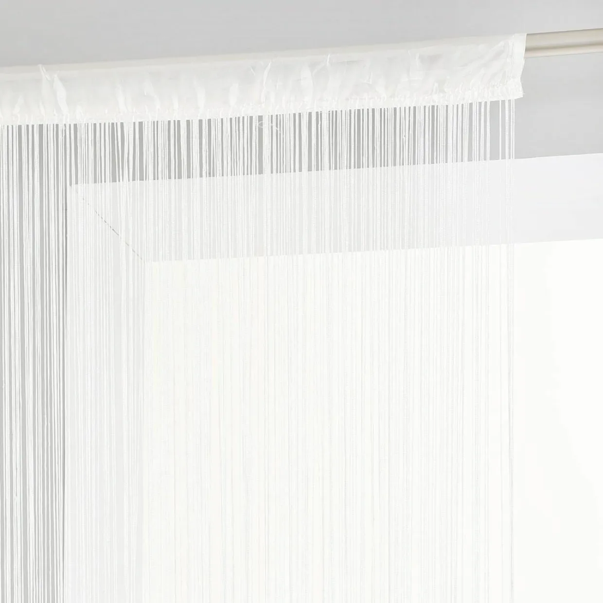 Rideau de fil (90 x H200 cm) Uni Ivoire