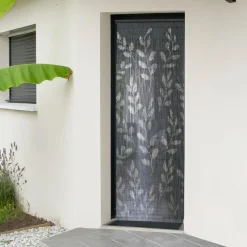 Rideau de porte bambou (90 x 200 cm) Eucalyptus Gris