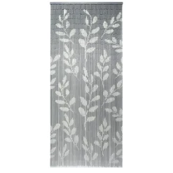 Rideau de porte bambou (90 x 200 cm) Eucalyptus Gris
