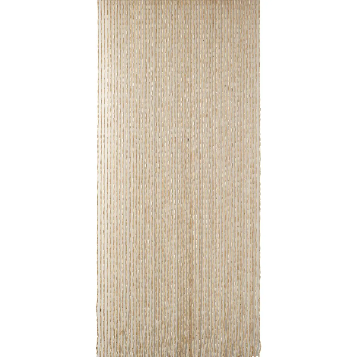 Rideau de porte perles bois (90 x 200 cm) Perla Beige