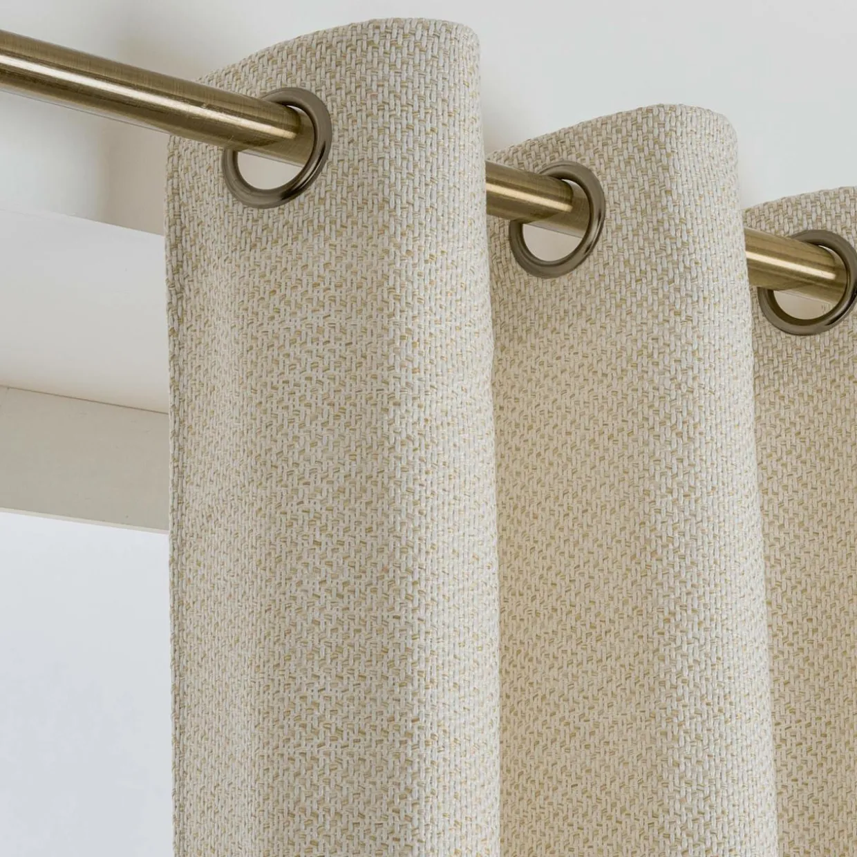 Rideau effet chiné (140 x 180 cm) James Beige sable