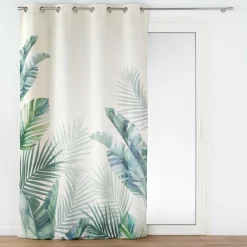 Rideau effet lin (140 x 260 cm) Native Vert