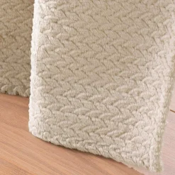 Rideau flanelle relief (140 x 240 cm) Flanela Beige