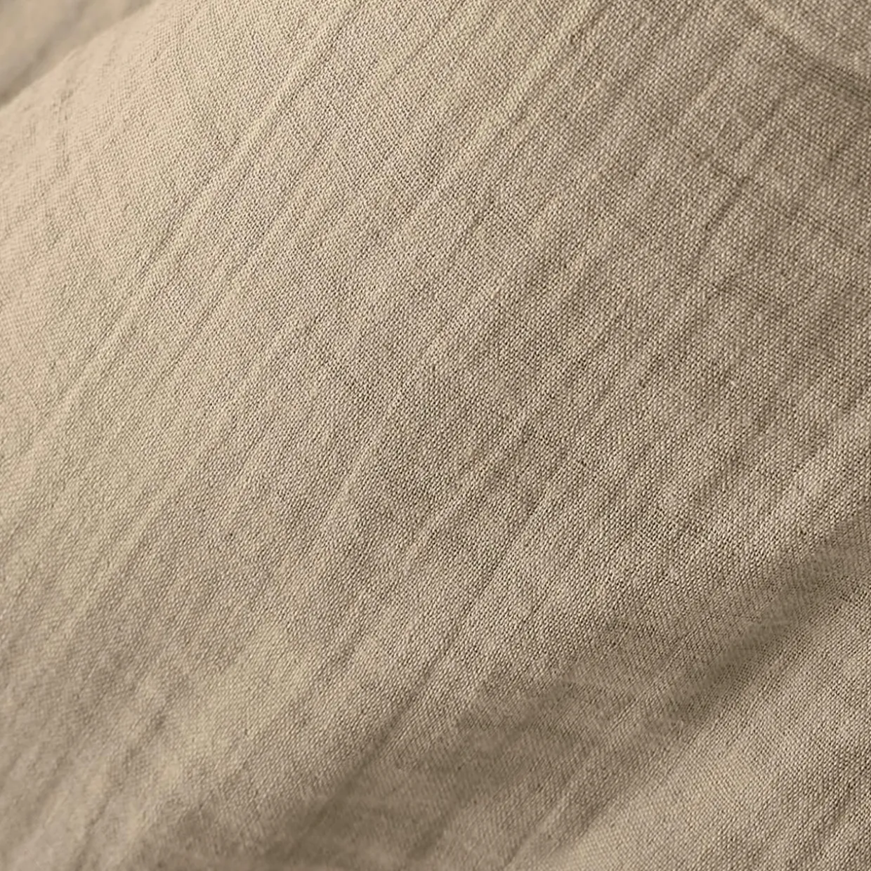 Rideau gaze de coton ajustable (180 x max 300 cm) Gaïa Ficelle