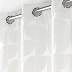 Rideau œillets velours (135 x 260 cm) Geolia Blanc