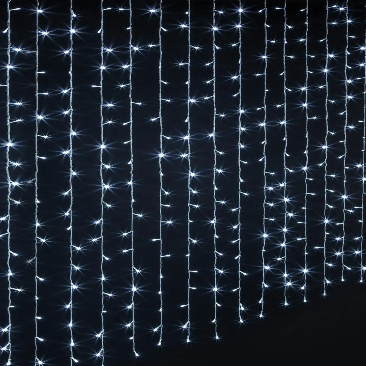Rideau lumineux H2 m L4 m 800 LED Blanc froid
