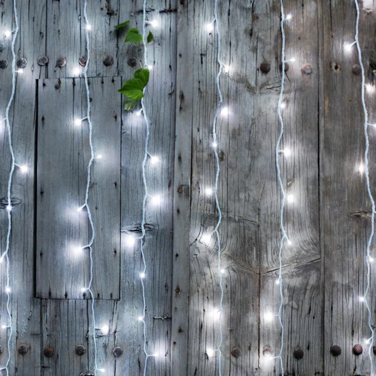 Rideau lumineux H2 m L2 m 96 LED Interconnectable Blanc froid