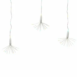 Rideau lumineux H0,50 m L1,60 m 174 Micro LED Multicolore