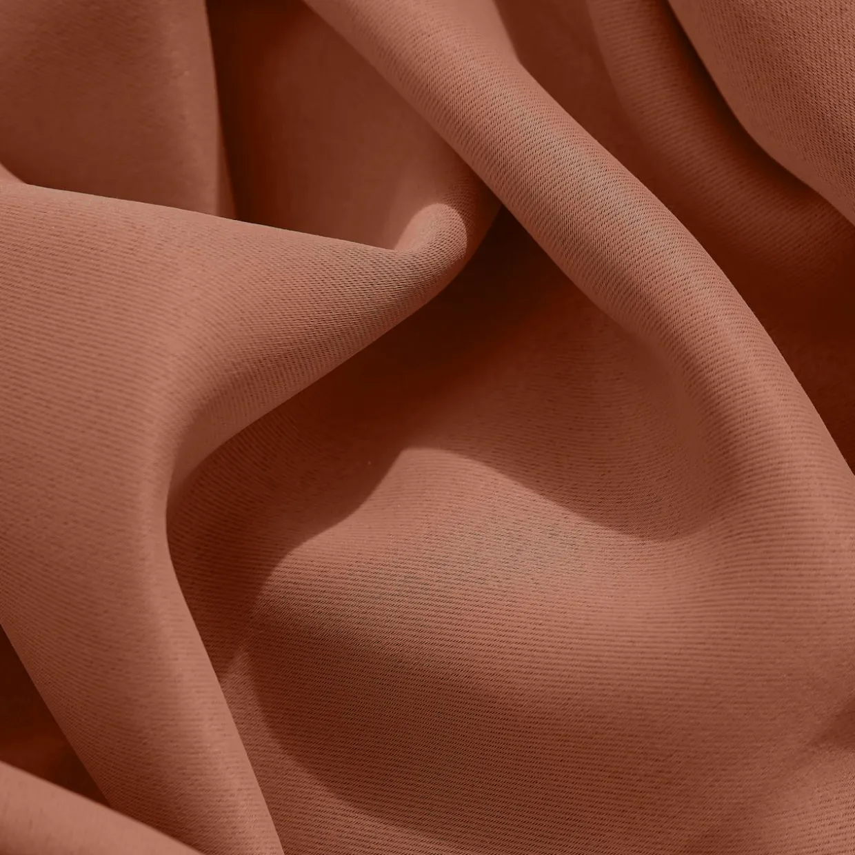 Rideau obscurcissant galon fronceur (140 x 260 cm) Dark Terracotta
