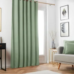 Rideau obscurcissant thermique (140 x 240 cm) Minuit Vert kaki