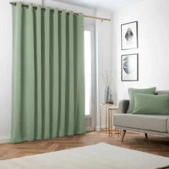 Rideau obscurcissant thermique (280 x 240 cm) Minuit Vert kaki