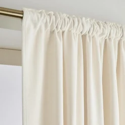 Rideau obscurcissant thermique galon fronceur (280 x 240 cm) Minuit Beige sable