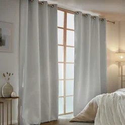 Rideau obscurcissant thermique (140 x 280 cm) Calore Gris clair