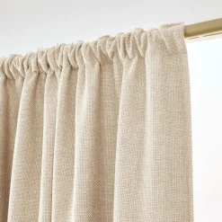 Rideau obscurcissant thermique galon fronceur (180 x 260 cm) Alba Beige grège