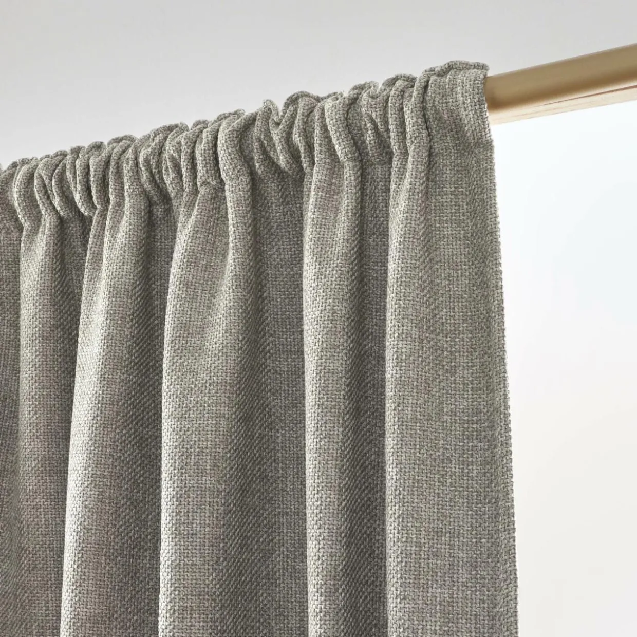 Rideau obscurcissant thermique galon fronceur (180 x 260 cm) Alba Taupe
