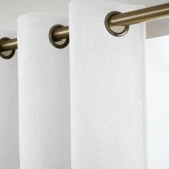 Rideau obscurcissant thermique (280 x 240 cm) Alba Blanc perle
