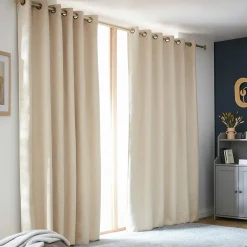Rideau obscurcissant thermique (180 x 260 cm) Alba Beige grège