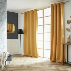 Rideau obscurcissant (140 x 260 cm) Dark Jaune moutarde