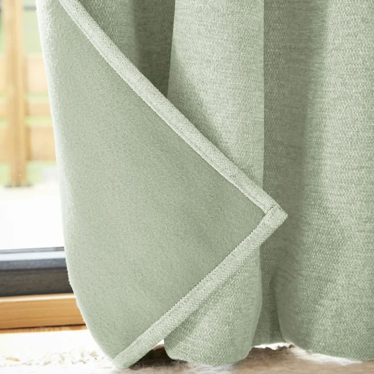 Rideau occultant isolant Total Blackout (140 x 180 cm) Magnus Vert eucalyptus