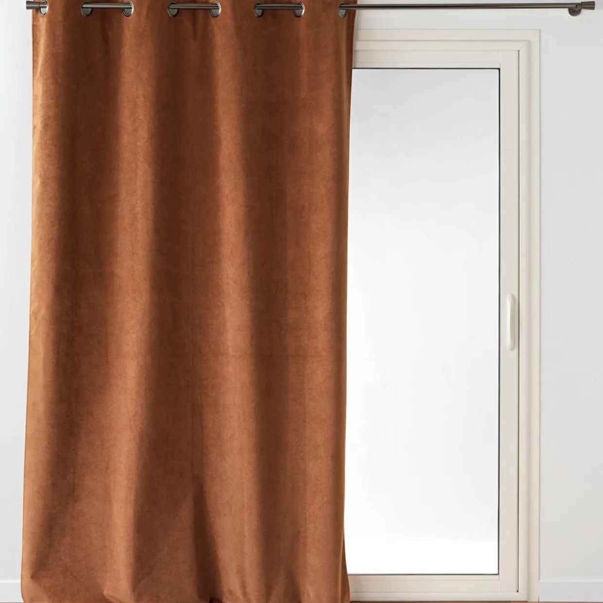 Rideau occultant velours (140 x 260 cm) Olympe Camel