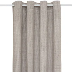 Rideau occultant velours (135 x 260 cm) Yupi Beige lin