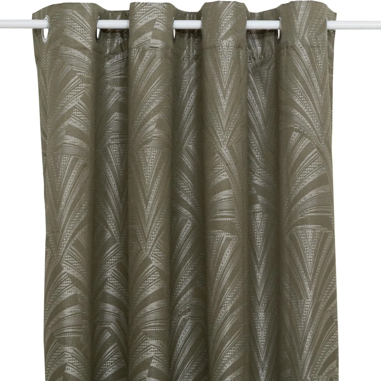 Rideau occultant (140 x 260 cm) Effie Vert kaki
