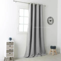 Rideau occultant (135 x H250 cm) Notte Gris