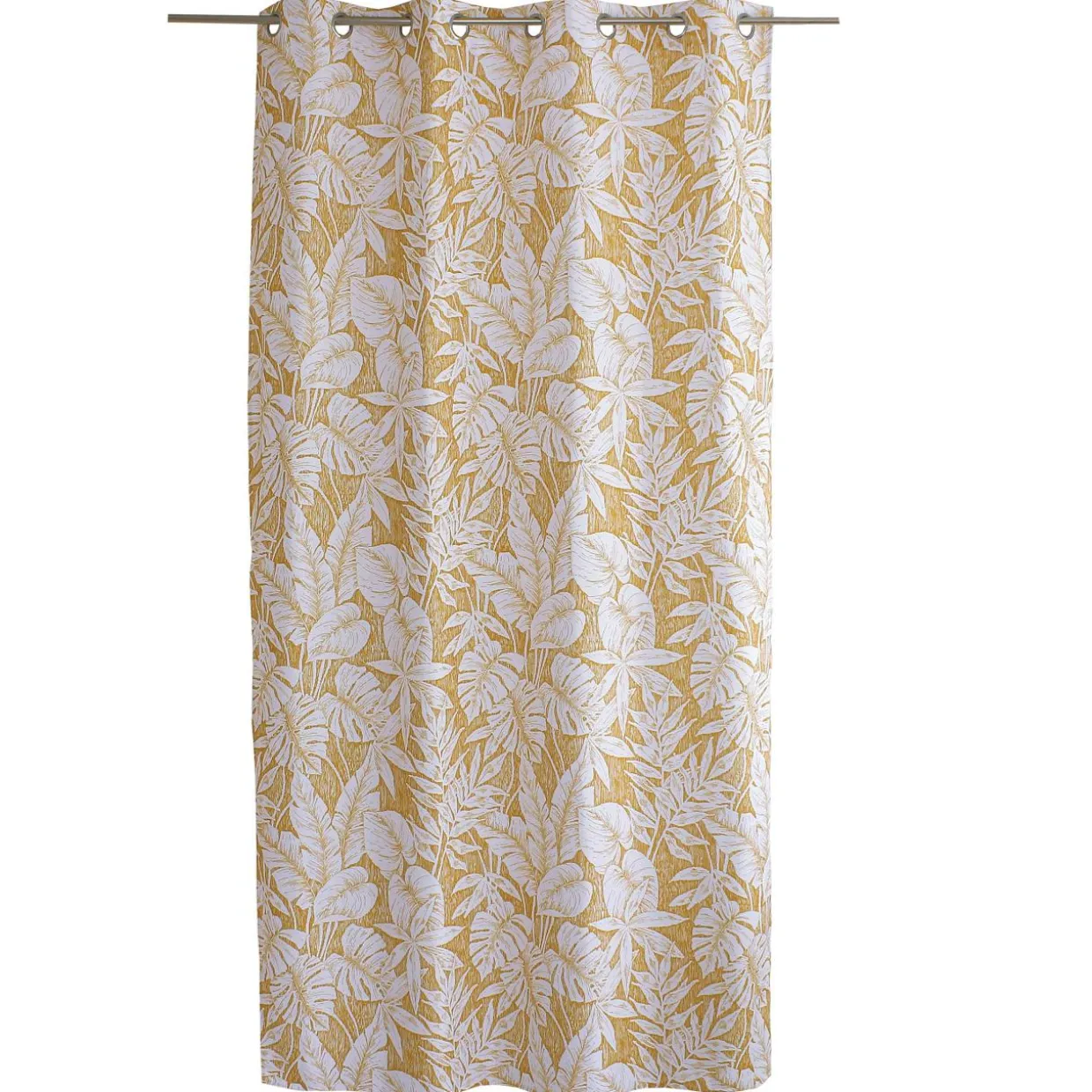 Rideau oeillets (135 x 240 cm) Bundi Jaune moutarde