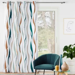 Rideau oeillets (140 x 280 cm) Lisana Multicolore