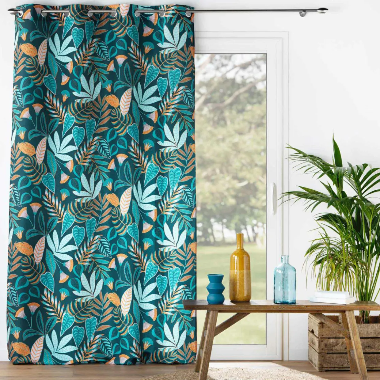 Rideau oeillets (140 x 280 cm) Tilda Vert