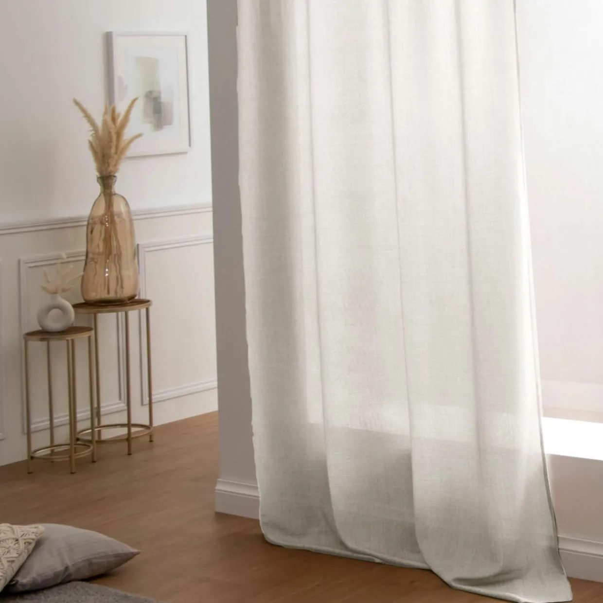 Rideau oeillets (140 x H260 cm) Béa Beige