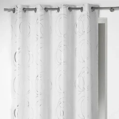 Rideau oeillets (140 x H260 cm) Bully Blanc